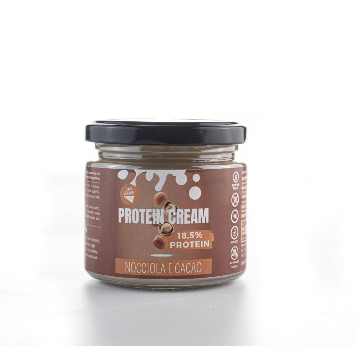 Protein Cream Nocciola e Cacao, 190g
